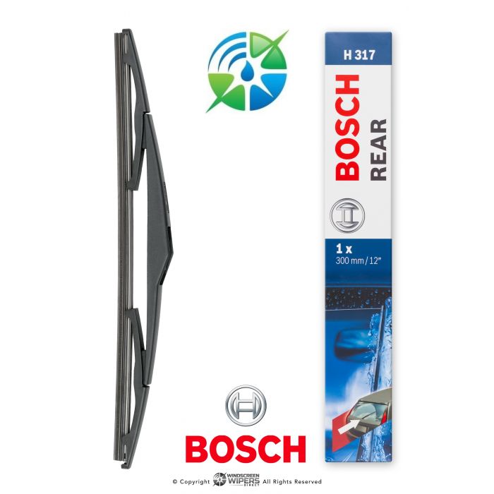 H317 Bosch H Range 12" 300mm Rear Windscreen Wiper Blade 